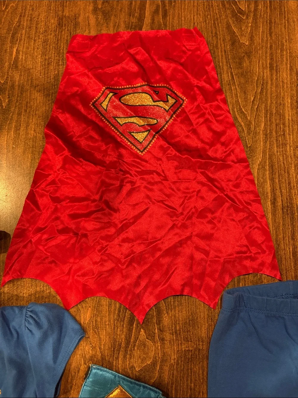 DC Comics Supergirl Costume Set - Red, Blue & Gold